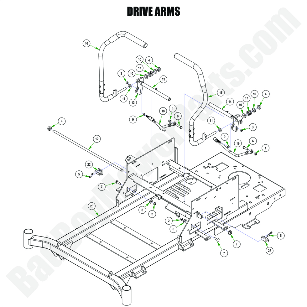 2024 MZ Rambler - Drive Arm Assembly